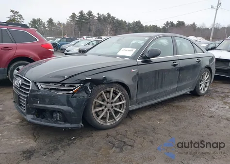 2018 Audi A6 3.0T Premium from USA, damaged, VIN WAUG3AFC3JN002677